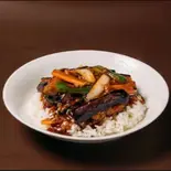 シビカラの茄子がたまらない！麻婆茄子丼（上海食苑 本店）
