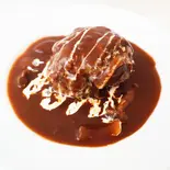 ハーフハンバーグ harf-sized hamburger steak（手作り洋食 食の會 日本橋）