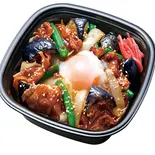 月見豚なす丼（本家かまどや 八王子みなみ野店）