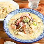 【セット】白ちゃんぽん + チャーハン（じげもんちゃんぽん グランデュオ立川店）