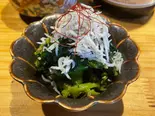 しらすと小松菜の和風ナムル（天ぷら酒場りん）