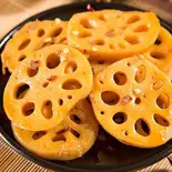 麻辣藕片(レンコン)(屯舍 麻辣湯)