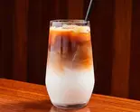 カフェラテ(ice)（自家焙煎珈琲みじんこ）
