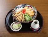 冷きつね蕎麦 Cold Soba with Fried Tofu（そば処 海老民本店）