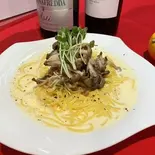 キノコとゴルゴンゾーラのパスタ（Dining＆Bar PRIMAVERA）