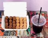 ホットケーキ(ミックス)オーガニックアイスコーヒーセット（ミスター・フレンドリー カフェ MR.FRIENDLY Cafe）