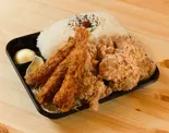 1キロからあげ&エビフライ弁当 1kg Karaage&Ebifry Box(【メガ盛り‼】1キロ弁当工房肉MAX!!大盛りからあげお弁当 淵野辺店)
