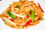 青唐辛子と牛ハチノス炒め【尖椒牛肚】(中国東北家郷料理永利 豊洲駅前店(1号店))