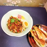 New 四川香麻辣(マーラー)飯+ねぎ焼きセット 四川香麻辣飯套餐(アジアの小さな食卓 祐祐 chelin.1688)