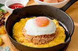 【ケチャップ添え】たまごの島オムライス ～Original omelette rice with ketchup～（オムライスとフレンチトーストの店 たまごの島）