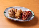 鶏の唐揚げ3種盛り合わせ 各種2個ずつ(やきとり福茂 千住大橋店)