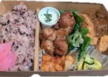 [【VG】 大豆ミート唐揚げ＆車麩フライ弁当 MIX BENTO（こまきしょくどう）