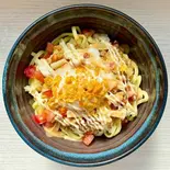 タコそば！！沖縄そば×タコライス！(ごはん、温玉付き)（ココの台所プラス）