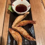 鶏皮餃子（中洲バーガー(中洲ホルモンセンター)）