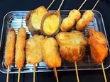 串カツ10串盛（串カツ居酒屋 十福神）