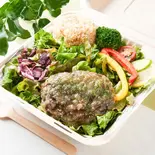 やみつきネギ塩だれ 牛100%ハンバーグ Green onion salt sauce Hamburger(ヘルシー&グリル マドズ 三軒茶屋店)