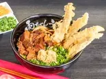 肉うどん ごぼう天(肉ちゃんうどん御笠川店)