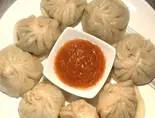 チキンモモ8個(Chicken Momo 8p)（KHUKURI）