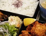 ジューシー唐揚げ御膳（炭火串焼 真心庵）
