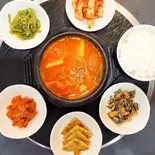 キムチチゲ定食(Kimchi soup)（焼肉ソウル）
