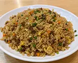 牛肉粒チャーハン（麻辣烫＆米線専門 四川食堂 隅然）