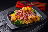 牛シンタマガリバタ~ペッパーライス~丼（神保町ビーフ 三軒茶屋）