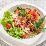 ソーセージ鉄板焼(野菜付き)（神戸風お好み焼きじゅんじゅん）