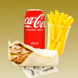 チキンケバブラップ (Chicken Kebab Wrap) set（グムティー ヒル インド ネパール レストラン＆バー）