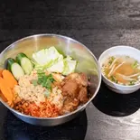 ボウルライス/Bowl Rice Carry(beef,pork,mutton,fish)（SHWE KA TAW ASIAN RESTAURANT）