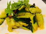 キュウリの辛味冷菜（中国東北家郷料理 永利 池袋本店）