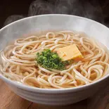 かけうどん 【大盛】 (スープ別添え)≪1911≫(デリズ上目黒店)