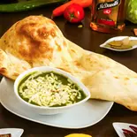 ほうれん草チーズカレーセット (Sag)Spinach Cheese Curry Set（インド料理 アグラ）