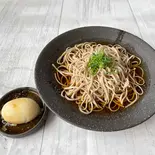 温玉かけ蕎麦(温)/soba with egg on top（戸隠そば 茶屋うずら 東京錦糸町店/TOGAKUSHISOBA CHAYAUZURA）