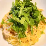 サーモンとルッコラのクリーム（Bocca grande）