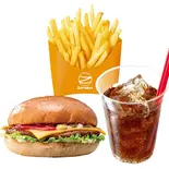 【セット】チーズバーガー Cheeseburger Set（ゼッテリア ZETTERIA 福岡新天町店）