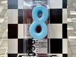 ナンバーキャンドル 「8」（コゲツ）