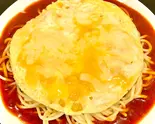 20%割引チーズオムレツあんかけスパ（名古屋名物あんかけスパあんかけ亭）