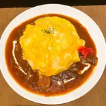 オムハヤシセット(フレーバーティーバッグ付) Omelette Hashed Rice Set (with Flavored Tea Bag)（喫茶館プロコップ）
