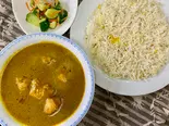 Chicken Curry Basmati Rice Set チキンカリーバスマティライスセット（南インド料理コチンニヴァース）