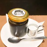 喫茶店の瓶詰めコーヒーゼリー(カラメルシュガー＆魔法のミルク付) Cafe Bottled Coffee Jelly (with Magic Milk)（喫茶館プロコップ）