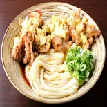 (冷)タルタル山盛りザンギうどん（ザンギとうどんの専門店 一久 狸小路本店）