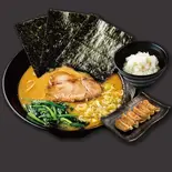 ラーメン＆ライス＆餃子6個セット（横浜家系ラーメン まこ家 大森店）