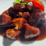 バルサミコ酢豚(中華食堂くまさんち)