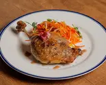 Confit de canard鴨もも肉のコンフィ パイナップルのロティ（Le Parisien）
