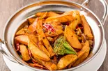 ジャガイモ干鍋 Potato Dry Pot(中華料理 成都 高円寺本店)