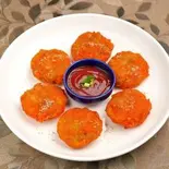じゃがいも天ぷら Aloo pokoda(ダビレッジレストラン&バー)