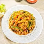 細切り豚肉の四川風ピリ辛炒め(中華料理錦楽軒)
