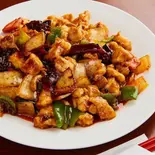 四川風香辣とり肉野菜炒め Sichuan Style Xiang-la stir fried Chicken and Vegetables(香辣妹子)