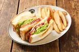 beef pastrami (with swiss cheese) ビーフパストラミ【フレンチフライ付】(ARMS TAKEOUT & DELIVERY)