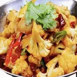 カリフラワーの四川風鍋（中華料理 華景園）